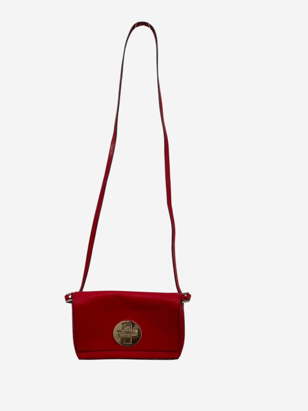 vintage red kate spade leather mini shoulder bag - Picture 3 of 6